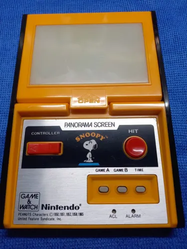 NINTENDO GAME&WATCH PANORAMA SCREEN SNOOPY 1983 EXCELENTE ESTADO DE CONSERVAÇÃO 