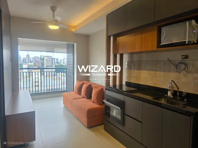 Apartamento mobiliado de 30m² para LOCAÇÃO ao lado do Metrô Belém em uma excelente localiz