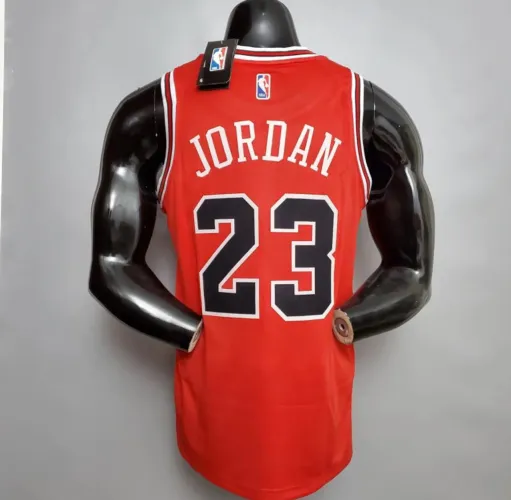 Regata Basquete NBA Chicago Bulls Jordan 23 Preta