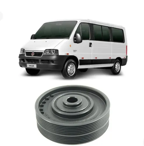 Polia virabrequim ducato 2.8 até 2009