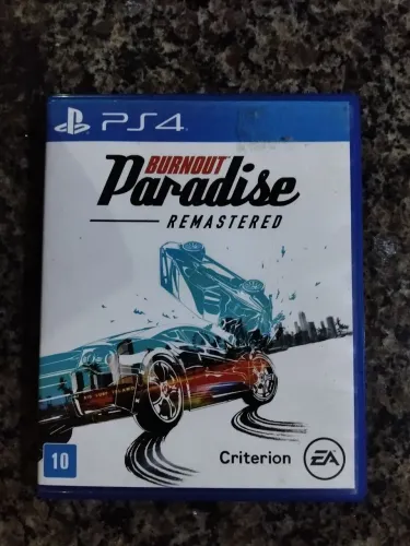 Jogo bournout Paradise para ps4