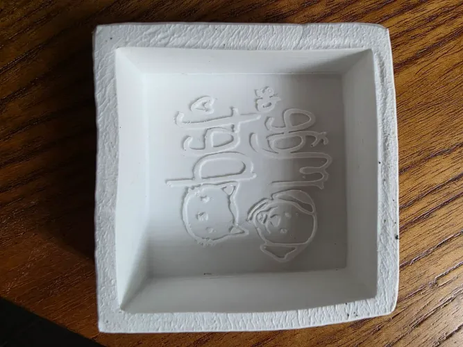Molde de Silicone Mãe de Gato