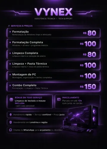 Assistência Técnica | Vynex