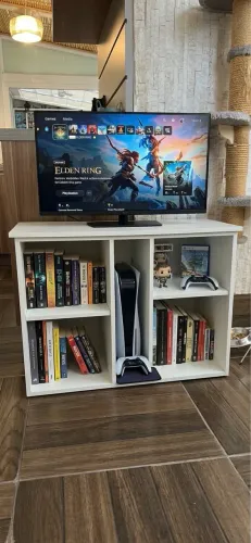 Armário/rack para tv/monitor com entrada personalizada para Play5
