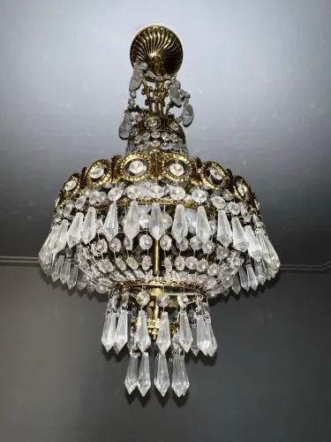 Lustre de Cristal Império