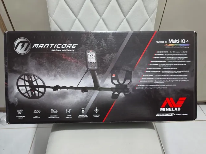 Detector de Metal, Profissional Minelab Manticore+ brinde