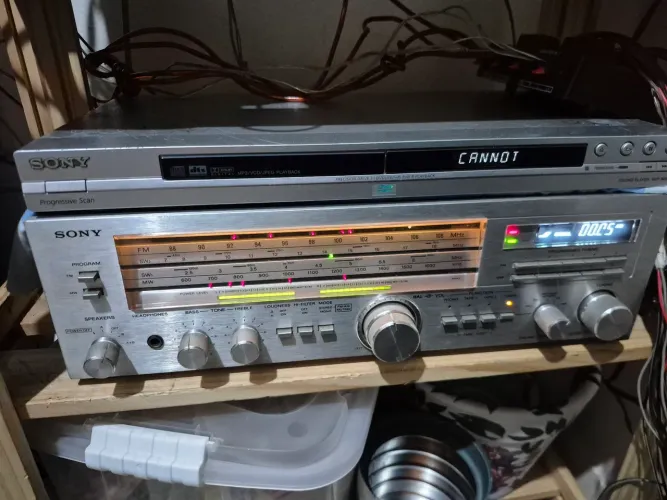 Receiver Sony STR 434 BS + DVD SONY