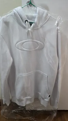 Moletom Oakley One Brand Pullover Big O Branco - Novo