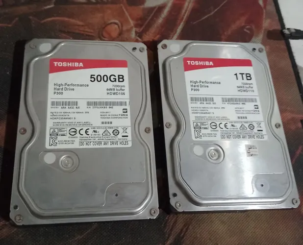 HDS DISPONÍVEL ( 3 500GB ) ( 1TB )
