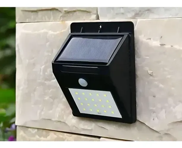 Luminária com Bateria e Sensor de Movimento para Área Externa NOVA