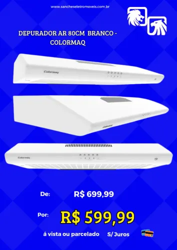 Depurador de ar 80 colormaq - novo