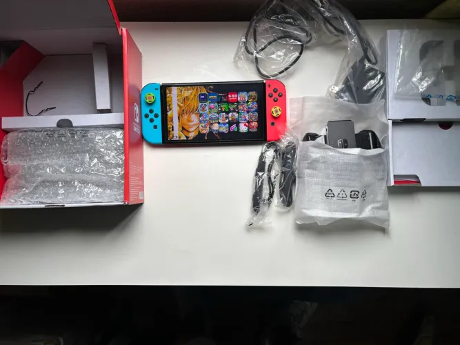 Nintendo switch Oled DESBLOQUEADO! Edição especial
