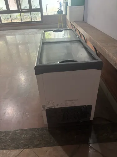 Freezer Horizontal Ghd-500 Branco 500L 2 Tampas de Vidro 110v - Gelopar 