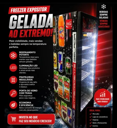 Freezer vertical 