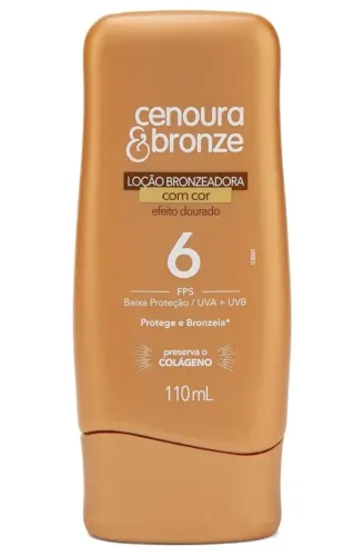 Cenoura e Bronze bronzeador