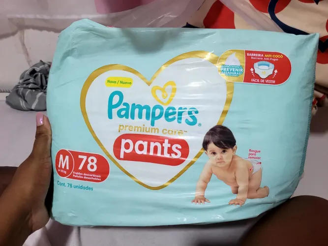 Fralda pampers premium care