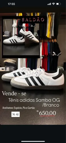 Sapatênis Samba Adidas