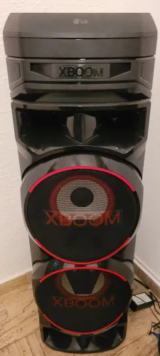 Torre de som LG XBOO, nova pouco usada com controle remoto, so vendo, valor R$ 1.350,00 