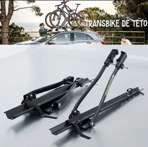 2 Suporte Bicicleta Teto Bike Transbike Novo