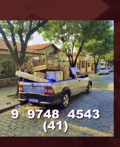 Frete em Curitiba, São José, Pinhais e região! Agilidade e segurança garantidas!