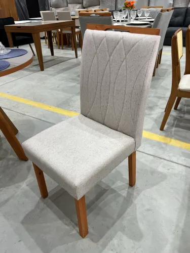 Cadeira de Jantar Linho Gelo NOVA ÚLTIMAS UNIDADES 