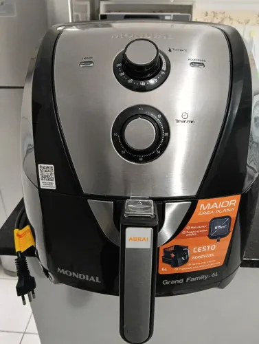 Air Fryer Mondial Fritadeira Elétrica Sem Óleo 6L - Grande Family / 127V