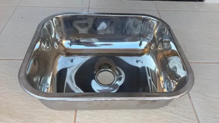 Cuba de Cozinha Inox 304 50x40x20 cm - Aço 304 Puro - Nova - Alta Durabilidade