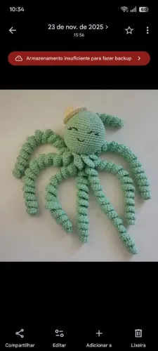Polvo amigurumi