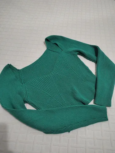 blusa modal verde