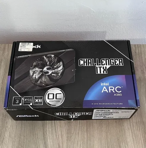 Placa de Vídeo ASRock Intel Arc A380 Challenger (6GB)