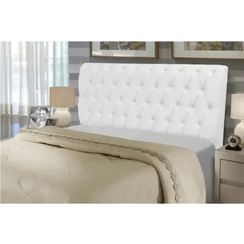 Cabeceira Capitonê Casal Queen 160cm Para Cama Box Paris