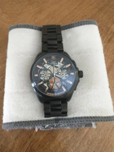 Relógio Grand Carrera TAG Mercede-Benz SLS 021-600 Edition Limited ALL BLACK Semi-novo 