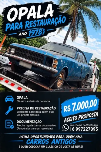 Chevrolet Opala L/sl/ss/ 2.5/4.1 1978