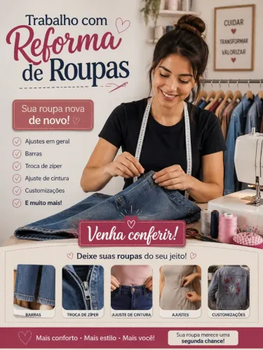 Trabalho com Reforma de roupa