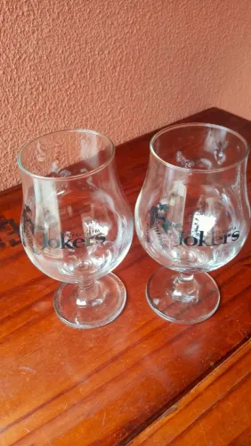 Taça Cerveja Cervejaria Jokers nacional oficial kit 2 unidades