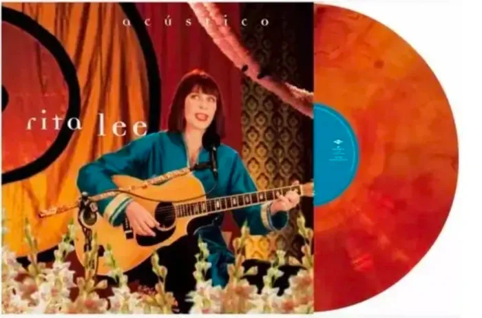 LP Vinil Rita Lee - Acústico 2LP (Laranja Marmorizado)