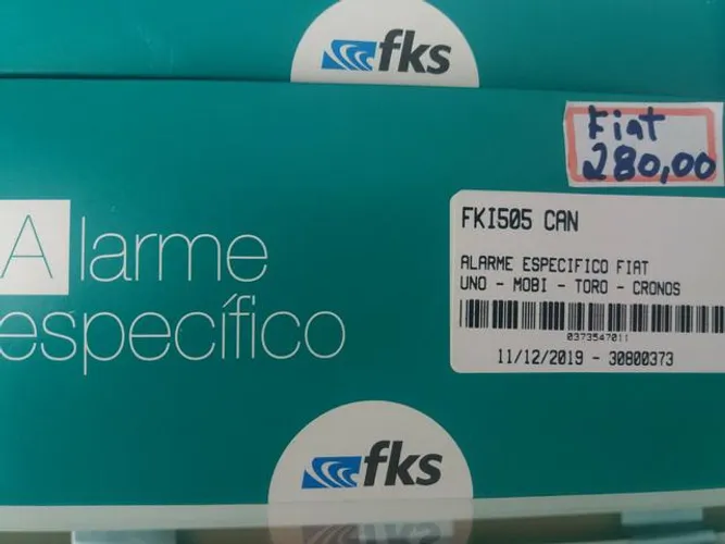 Alarme específico fiat Uno Mobi