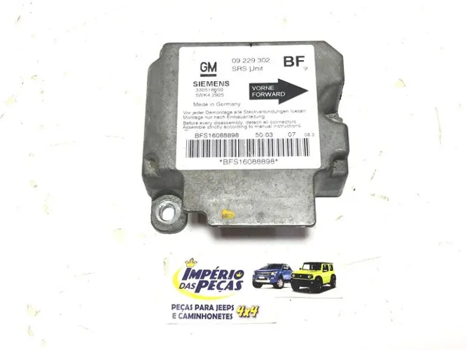 Módulo Central Airbag Astra Vectra Zafira 99/04 09229302 #11048