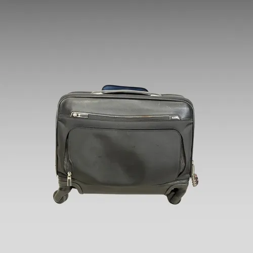 Pasta Tumi com rodas Deluxe 4 Wheeled Laptop Case Brief Preta