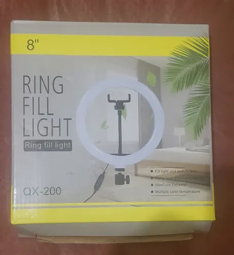 Ring Light 8 polegadas para Fotos e Vídeos