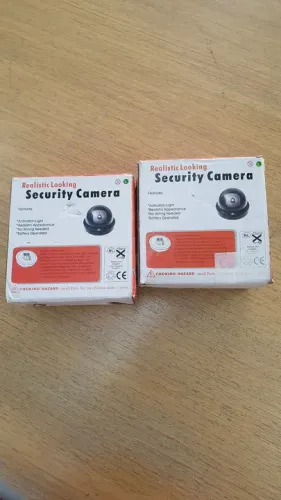 Camera Dome falso para segurança 2 un.