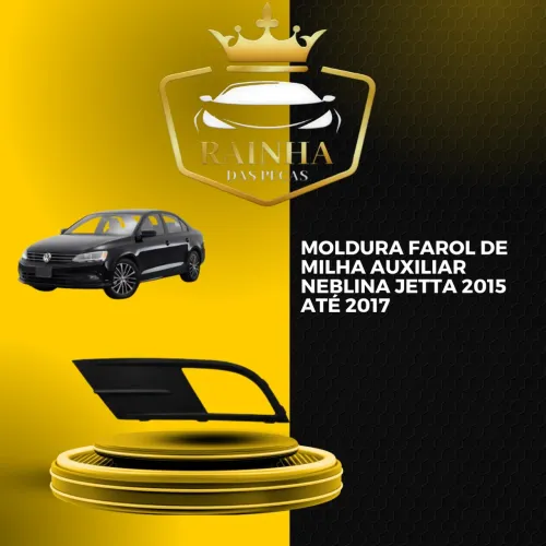 Moldura Farol De Milha Auxiliar Neblina Jetta 2015 até 2017