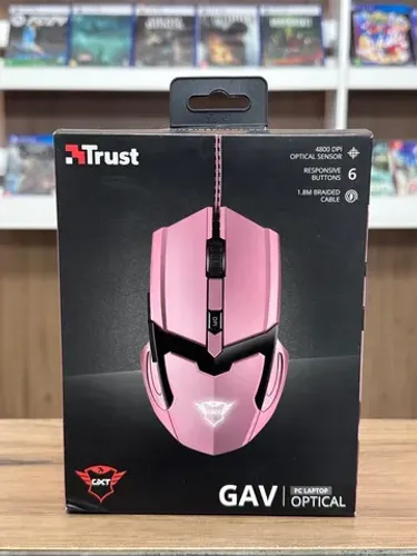 Mouse Gamer Trust GAV Original Novo Loja Física Curitiba