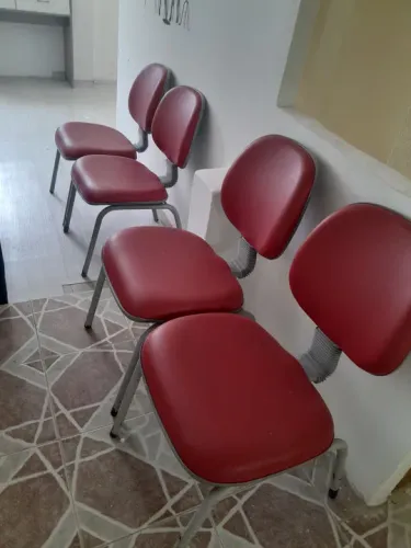 Cadeiras executiva vermelha