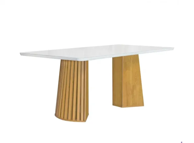 Mesa de Jantar Base Ripado Jade 1,70x90 p65