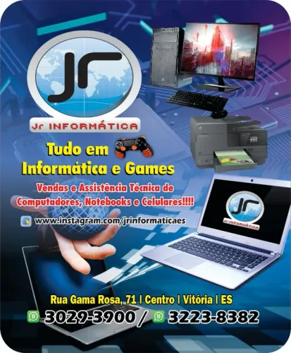 Jr informática - Tudo em Informática e Games: Computadores e Notebooks.