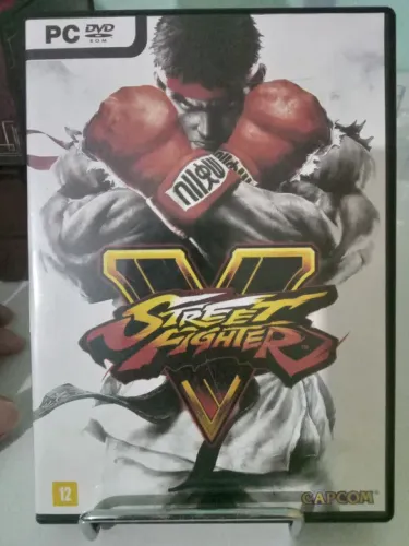 Jogo mídia física BR Street figther V original para computador 