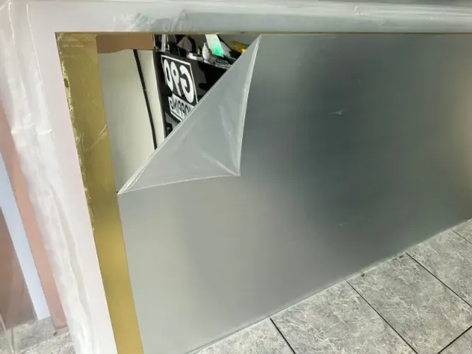 Acrilico Espelhado Prata - 1 x 2 metros x 2mm