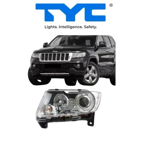 Farol Principal Esquerdo Jeep Grand Cherokee Tyc 2012/2016