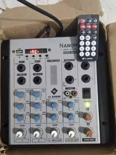 ll audio /mesas de som linha nanomix bt na 502 r bt